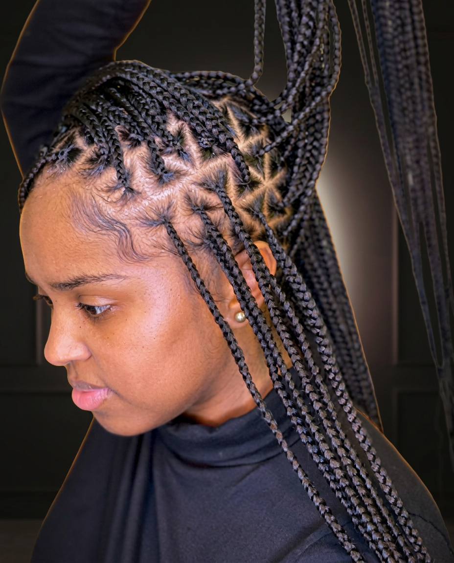 TRIANGLE BRAIDS by Next Level Braids
